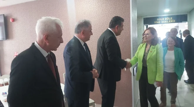 EREĞLİ’DE PROTOKOL BAYRAMLAŞTI