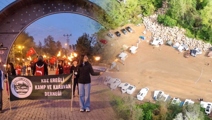 KANDİLLİ’DE 19 MAYIS COŞKUSU KAMP ATEŞİYLE BÜYÜDÜ