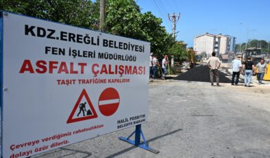 EREĞLİ ASFALTLANIYOR