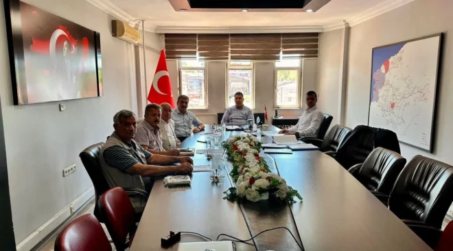 EREĞLİ’DE KAYMAKAM BAŞKANLIĞINDA KÖYDES ÇALIŞMALARI GÖRÜŞÜLDÜ