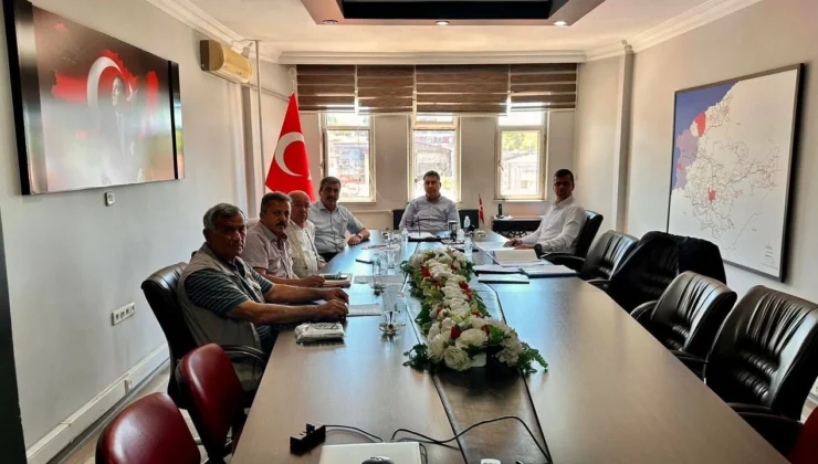 EREĞLİ’DE KAYMAKAM BAŞKANLIĞINDA KÖYDES ÇALIŞMALARI GÖRÜŞÜLDÜ