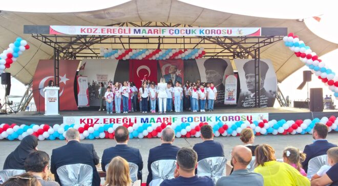 MAARİFİN SESİ, GELECEĞİN NEFESİ” 490 ÖĞRENCİYLE EREĞLİ’DE YANKILANDI