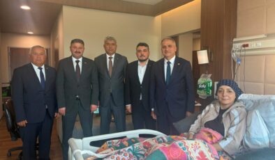 SAADET ORUÇ’A ZONGULDAK’LI BELEDİYE BAŞKANLARI VE SAFFET BOZKURT’DAN ZİYARET