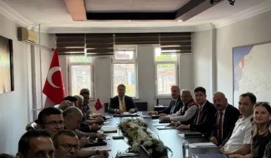 ORMAN YANGINLARIYLA MÜCADELE TOPLANTISI YAPILDI