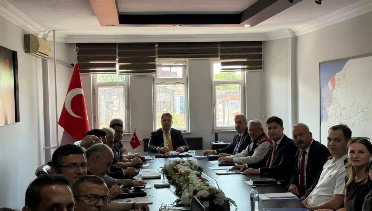 ORMAN YANGINLARIYLA MÜCADELE TOPLANTISI YAPILDI