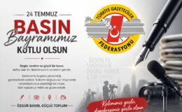 TGF; “Hakikatin Peşinden Koşan Tüm Meslektaşlarımızın Mücadele Günü Kutlu Olsun”
