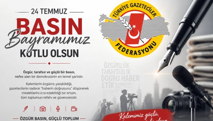 TGF; “Hakikatin Peşinden Koşan Tüm Meslektaşlarımızın Mücadele Günü Kutlu Olsun”