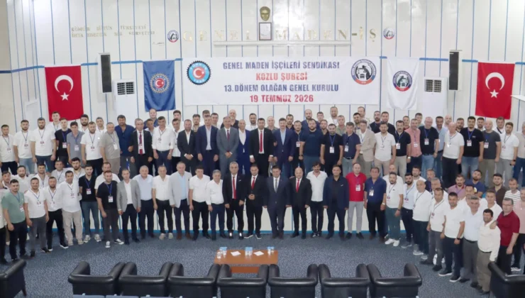 GMİS KOZLU ŞUBE GENEL KURULU YAPILDI