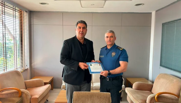 KAYMAKAM YILMAZ’DAN HASAN ÜNLÜ’YE VEDA ZİYARETİ