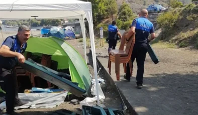 PLAJLAR BÖLGESİNDE İŞGALLERE FIRSAT VERİLMİYOR